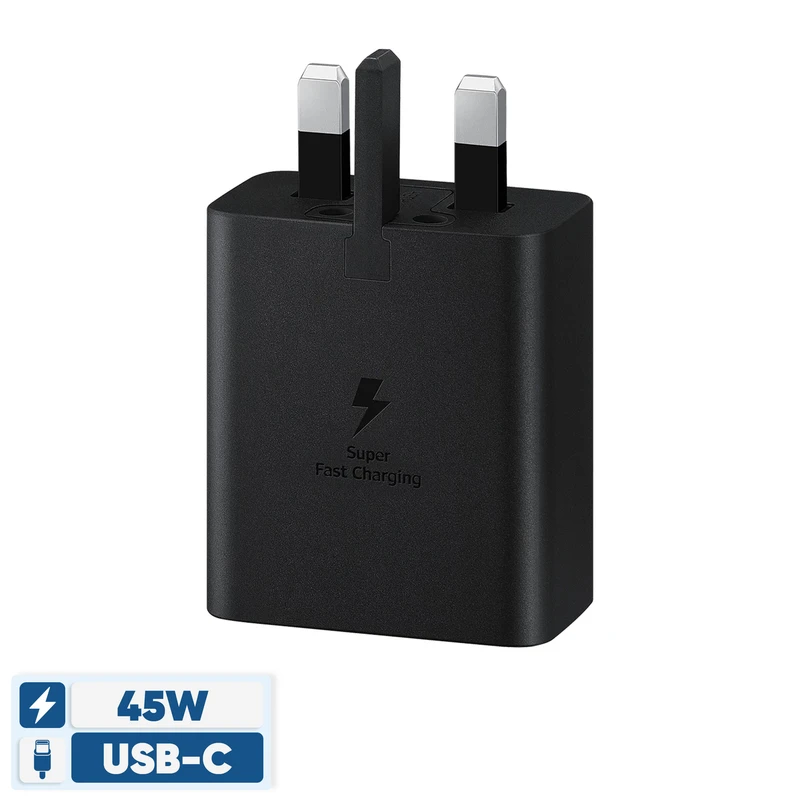 شارژر سامسونگ مدل EP-TA845 45W سه پین همراه کابل اصل