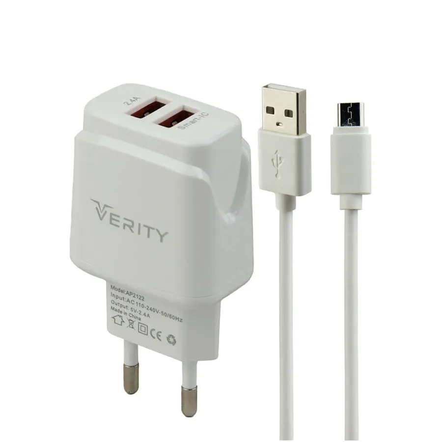 شارژر دیواری وریتی مدل Verity | AP2122 - Image 2