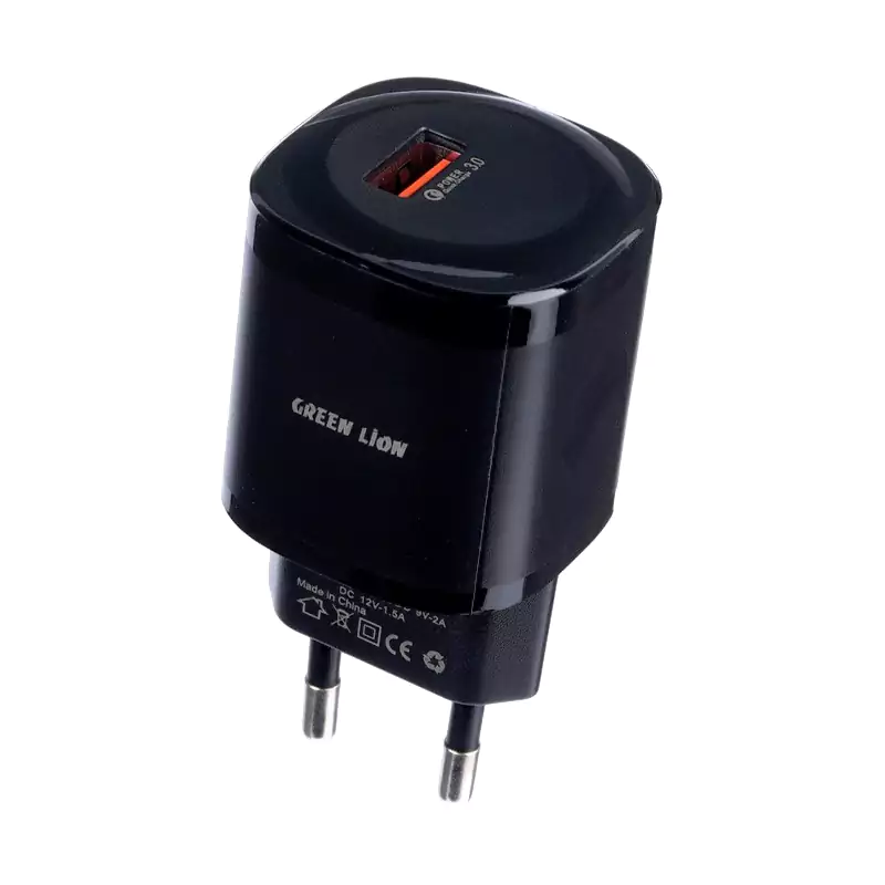شارژر دیواری گرین لاین مدل Green Lion | QC3.0 18W Mini