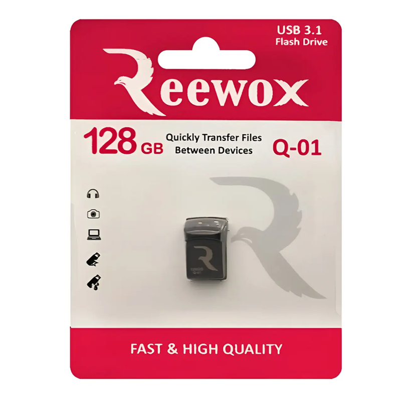 فلش ریووکس USB3 128GB مدل Reewox | Q01 Gray - Image 2