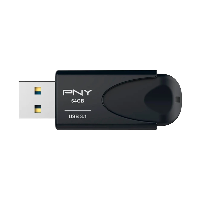 فلش مموری پی ان وای مدل Attache 4 USB 3.1 ظرفیت 64 گیگابایت | PNY