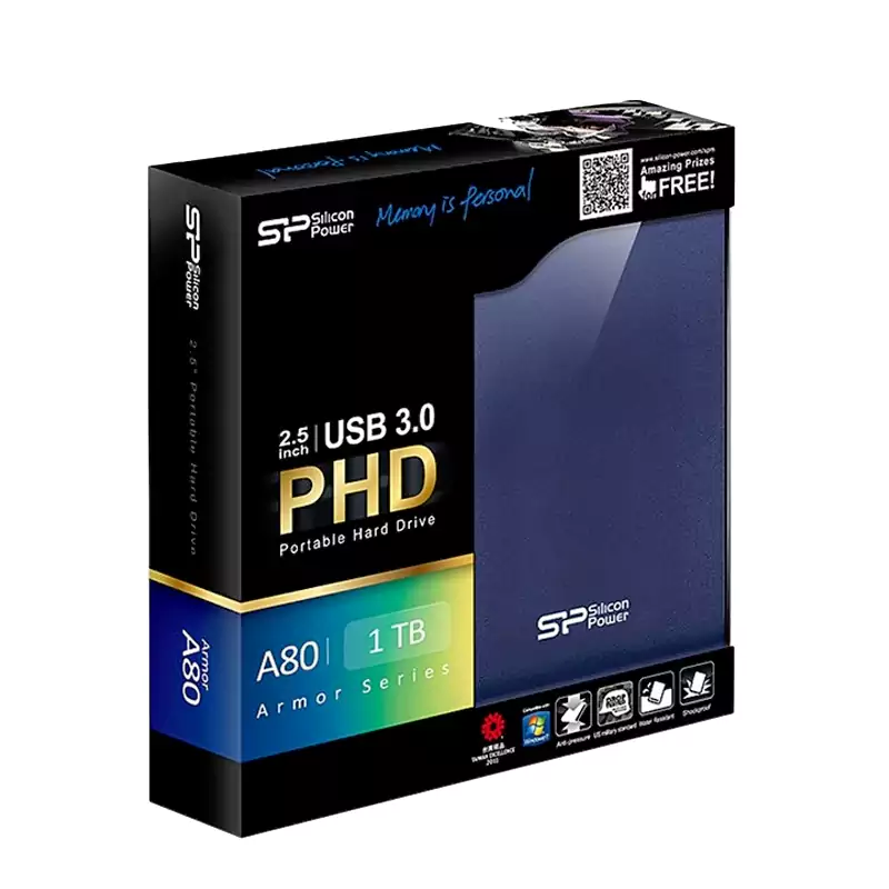 هارد اکسترنال سیلیکون پاور مدل Armor A80 ظرفیت 1 ترابایت | Silicon Power - Image 3