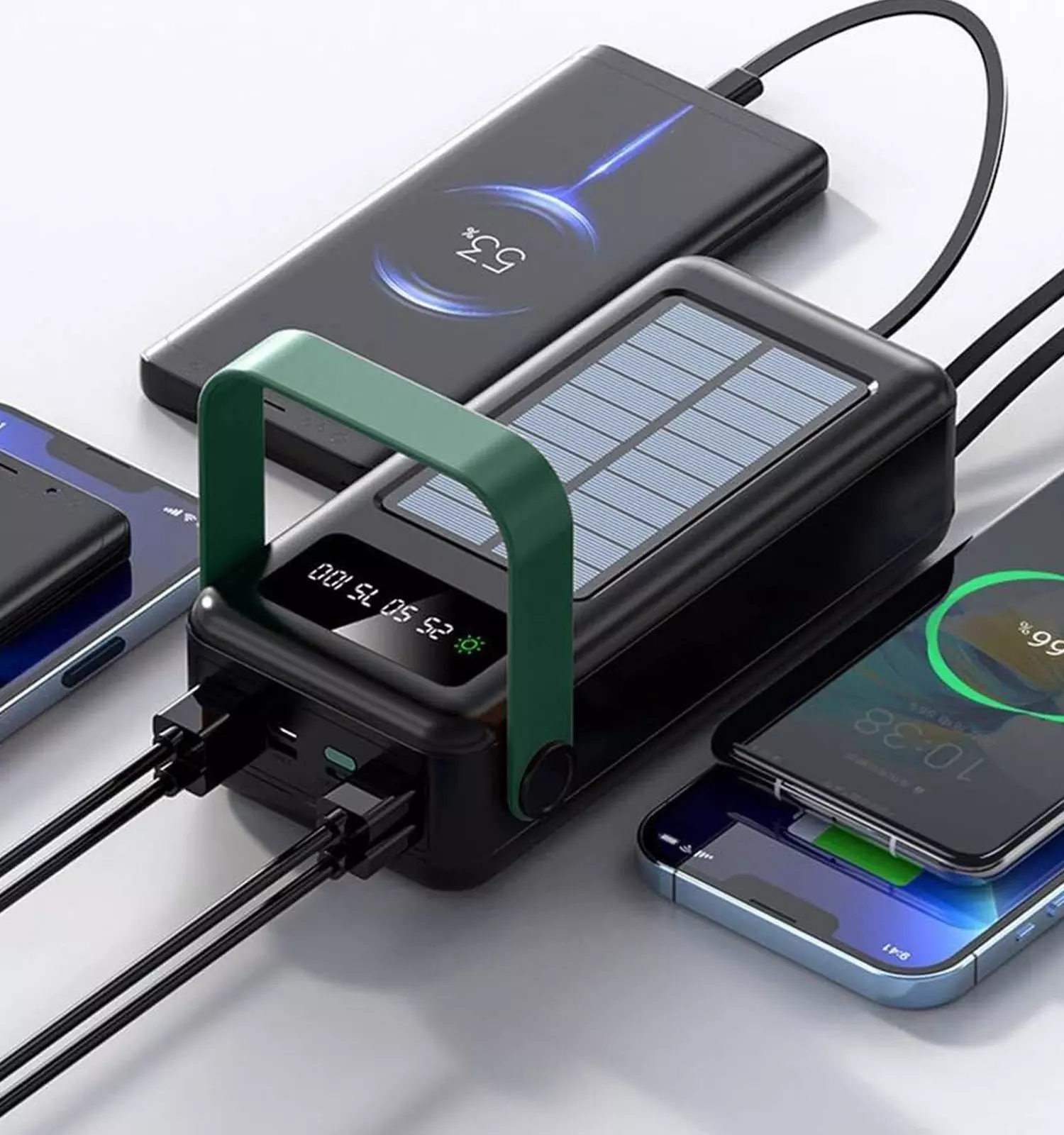 پاوربانک گرین لاین مدل Solar max ظرفیت 30000 - Image 3