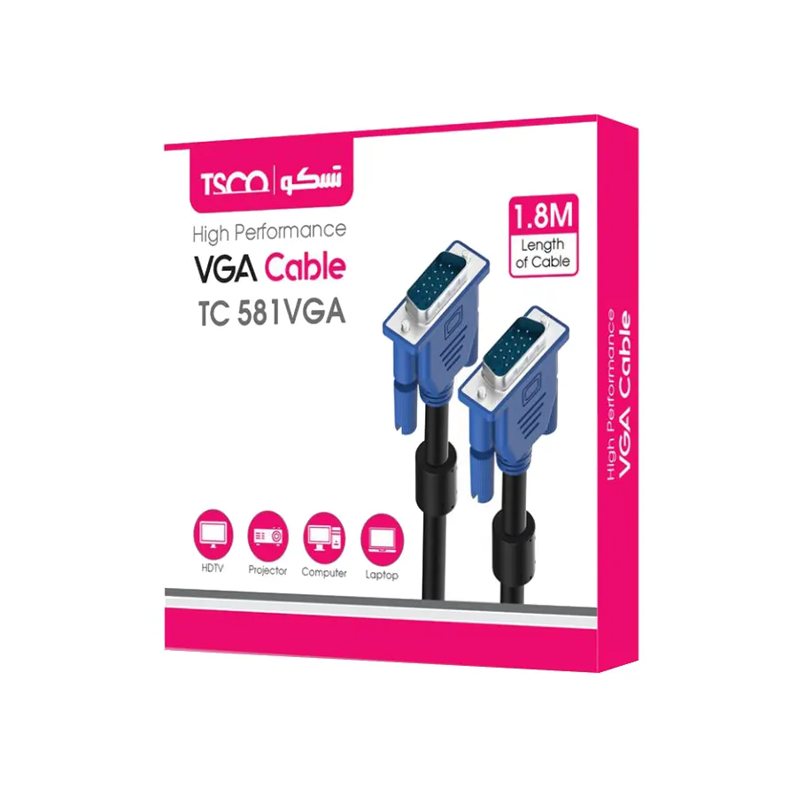 کابل VGA تسکو 1.8متری TC581 ا TSCO - Image 5