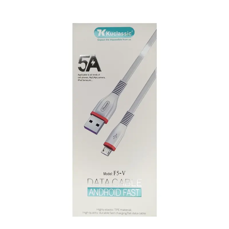 کابل تبدیل USB به microUSB كوكلاسيك مدل F5-V طول 1 متر | Kuclassic - Image 2