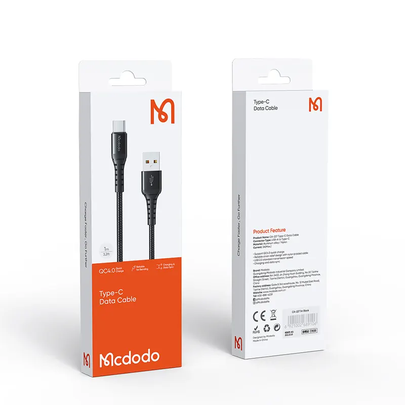 کابل تبدیل USB به USB-C مک دودو مدل CA2271 طول 1 متر | Mcdodo - Image 5