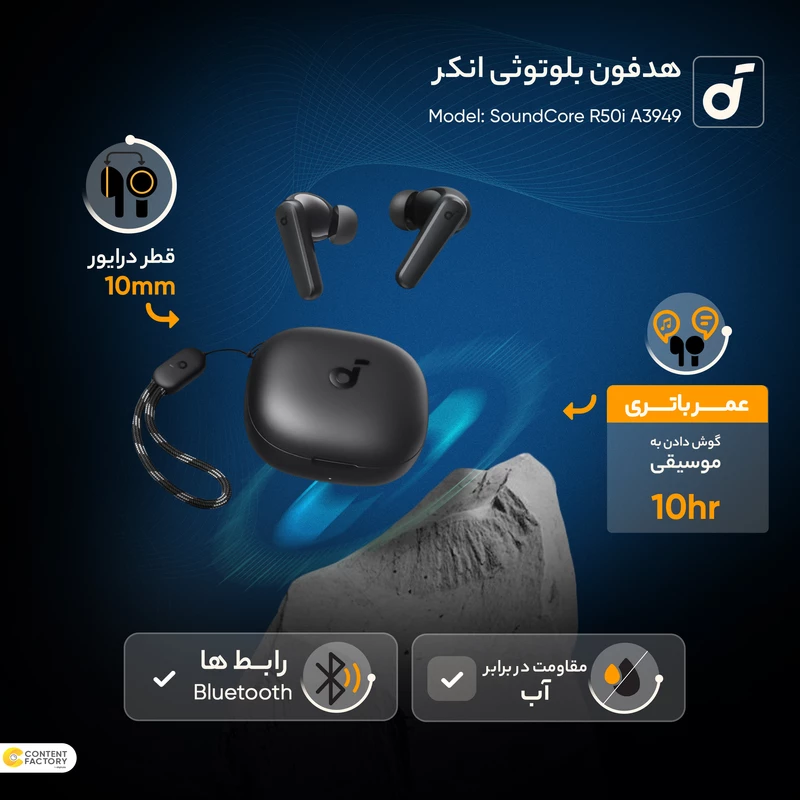 هندزفری بی سیم انکر مدل Soundcore R50i - Image 2