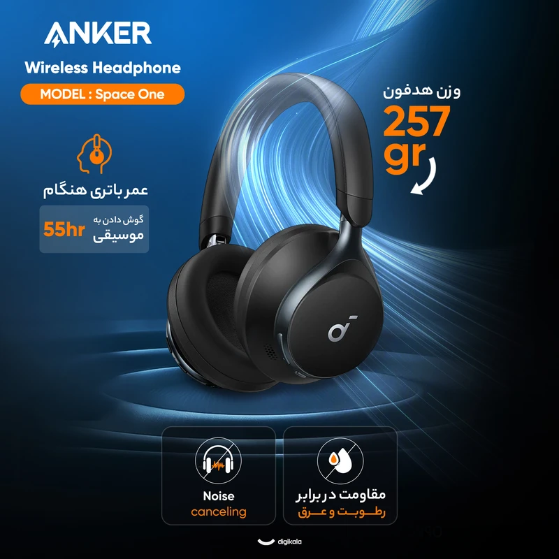 هدست بیسیم انکر مدل SoundCore Space One A3035 - Image 22