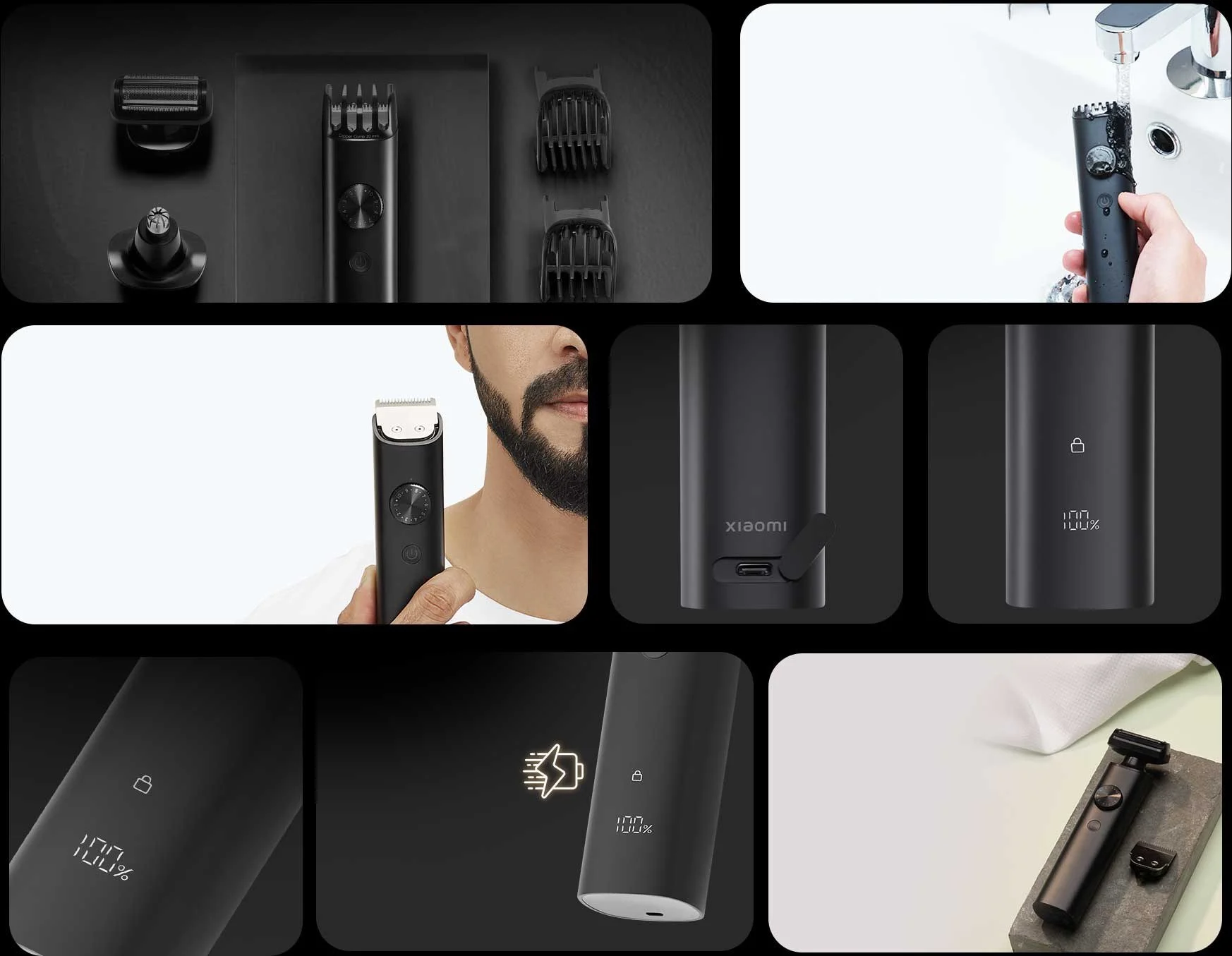 ماشین اصلاح و ریش تراش شیائومی Xiaomi Grooming Kit XMGHT2KITLF - Image 8